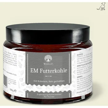 Waldkraft Dřevěné uhlí s účinnými mikroorganismy pro psy (100 g)