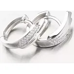 Dámské náušnice stříbro 925 kruhy se zirkony PKL-2189