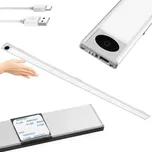 Interlook HSL-S80CM-STŘÍBRNÁ | Nábytkové svítidlo s pohybovým senzorem Bezdrátová noční lampa se LED podskříňkové 80