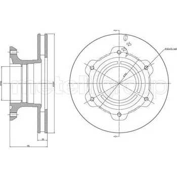 Brzdový kotouč Brzdový kotouč CIFAM 800-1698