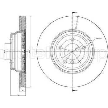 Brzdový kotouč Brzdový kotouč CIFAM 800-874C