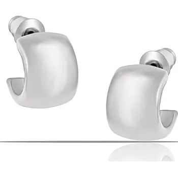 Náušnice Půlkruhové náušnice z kolekce Classic Colibra - postříbřené