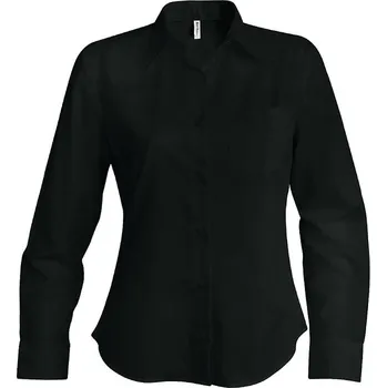Dámská košile Kariban Dámská košile Jessica černá 3XL