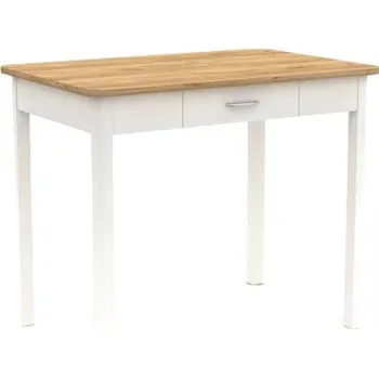 Jídelní stůl Pevný jídelní stůl Patrik 90x60 Bílá