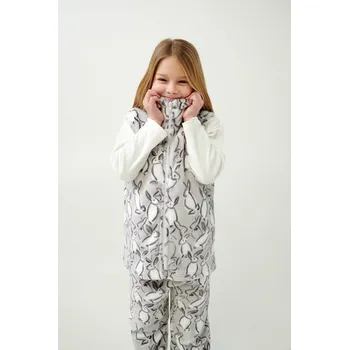 Dámská vesta Vamp - Dětská vesta s potiskem králíčka 21467 - Vamp light gray 6