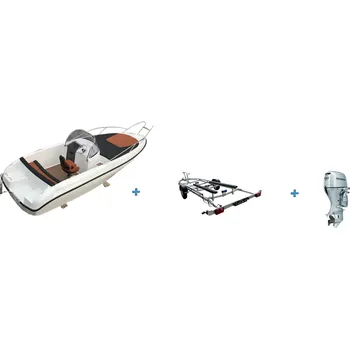 Člun Kajutový člun s motorem 100Hp včetně vleku
