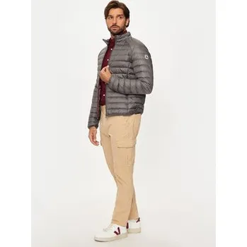 Pánská větrovka Jott Vatovaná bunda Mat P000MDOW02 Šedá Slim Fit XL