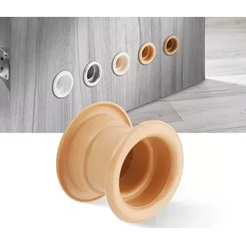 Větrací průchodka plastová kulatá - okrová