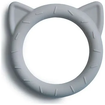 MUSHIE Silikonové kousátko Cat - Stone