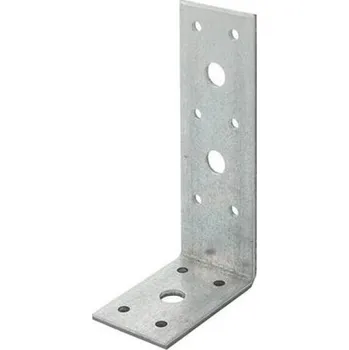Tesařské kování úhelník bez prolisu, nepravidelný 40*200/60mm Zn 81U42