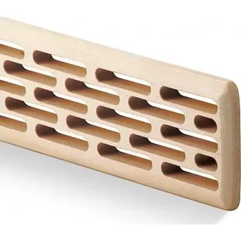 Větrací mřížka Větrací mřížka dřevěná s frézováním cik-cak - smrk
