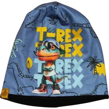 Čepice Chlapecká podzimní/jarní čepice švestkově modrá T-REX KEV 2024-135