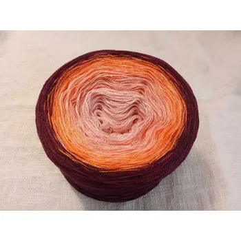 Příze Gloria 3-nitka 1000m s lurexem (Duhové klubko Gloria s lurexem)