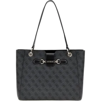 GUESS Nolana Noel Tote – Coal Logo – dámská kabelka + doprava zdarma