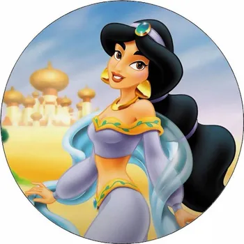 Jedlá dekorace na dort Jedlý papír princezna Jasmína 19,5 cm