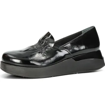 Dámské polobotky ETIMEĒ dámské kožené polobotky - černé