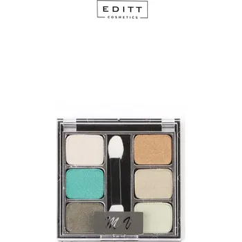Přípravek na oči Editt Oční stíny 6 barev Velikost: č.2