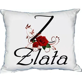 Dekorativní polštářek Moon River ZLATA polštář s dámským jménem 30x40 cm