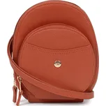 Dámská kožená kabelka na mobil a doklady Hexagona Maura - oranzová