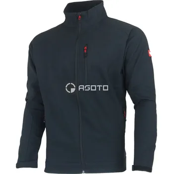 Pánská softshellová bunda Engelbert Strauss Dryplex černá pánská softshell bunda S