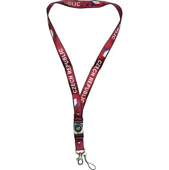 Klíčenka na krk Česká republika Barva: červená