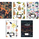 Sešit Oxybook A5 40 listů s barevnými motivy