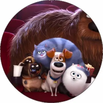 Jedlá dekorace na dort Jedlý papír Tajný život mazlíčků přátelé 19,5 cm