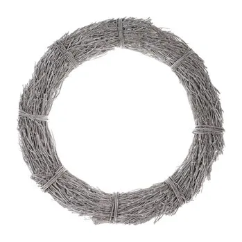 Věnec Proutěný věnec - průměr 50 cm, barva bílá.