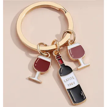 B-TOP Unisex přívěsek na klíče Víno