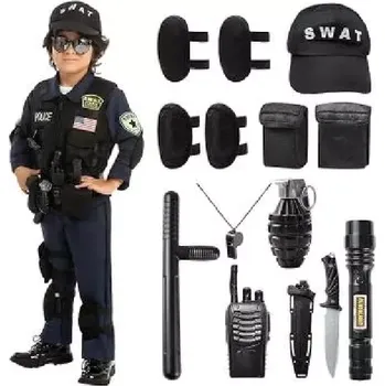 Karnevalový kostým Dětský kostým - POLICEJNÍ SET - SWAT (2-3 roky) (Značka: SPOOKTACULAR CREATIONS)
