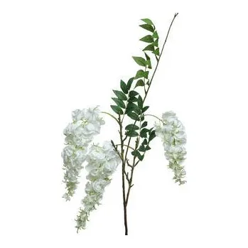 umělá květina Kaemingk Vistárie, 9x26x93cm, bílá