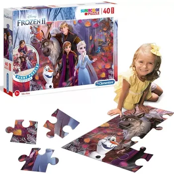 Clementoni 25464 Supercolor Floor Frozen 2 40 dílků