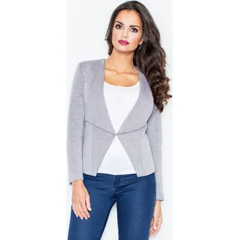 Dámské sako Elegantní sako ve sportovní verzi M358 Barva: Šedá, Velikost: L