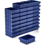 Plastový box DETAIL, 300x230x100 mm, modrý, bal. 32 ks