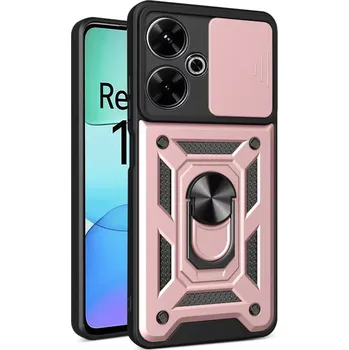 Pouzdro na mobilní telefon Kryt Xiaomi Redmi 13 / Poco M6 4G Techsuit CamShield Pro rose gold