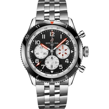 Hodinky CLASSIC AVI BREITLING: Super AVI B04 Chronograph GMT 46 Mosquito (YB04451A1B1A1)