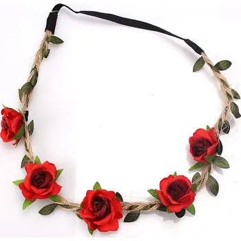 Ozdoba do vlasů Prosperk Čelenka z květin Barva: Bílá