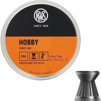 Diabolka Diabolky RWS Hobby 4,5 mm - 500 ks