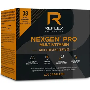 Reflex Nutrition Reflex Nexgen® PRO + Digestive Enzymes 120 kapslí