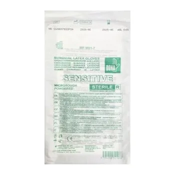 Vyšetřovací rukavice DONA Operační rukavice Senzitive—prašné, velikost č. 8/pár
