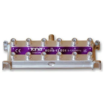 Televizní anténa Anténní rozbočovač Toner XGVS-12D31 1/12, 13 dB, DOCSIS 3.1