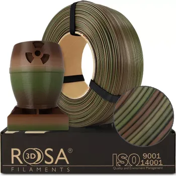 Filament ReFill ROSA3D / PLA / RAINBOW ARMY FOREST / 1,75 mm / 1 kg
