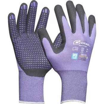 Pracovní oblečení Rukavice pracovní MULTI FLEX LADY velikost 6 fialové