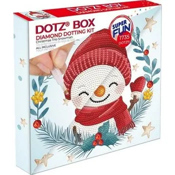 Set školních potřeb Diamond Dotz Box - Christmas Trio Snowman