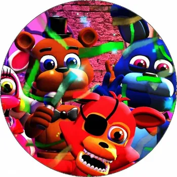 Jedlá dekorace na dort Jedlý papír Five Nights at Freddy's FnaF World 19,5 cm