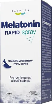 Přípravek na podporu paměti a spánku Salutem Pharma Melatonin Rapid Spray 30 ml