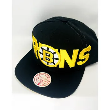 Kšiltovka Mitchell & Ness Pánská kšiltovka Boston Bruins NHL Full Frontal Snapback Vntg