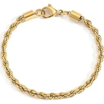 Náramek IZMAEL Pánsky řetízek na ruku PA 28541 Zlatá KP28541