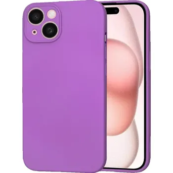 Pouzdro na mobilní telefon Kryt iPhone 15 Techsuit SoftFlex - purple