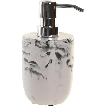 Koupelový kartáč Dávkovač na mýdlo DKD Home Decor Černá Cement Bílá